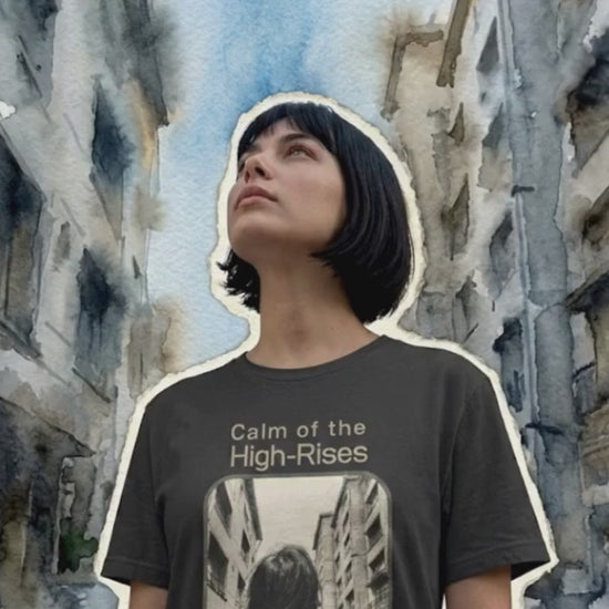 calm of the high-rises personalized qr code t-shirt product video