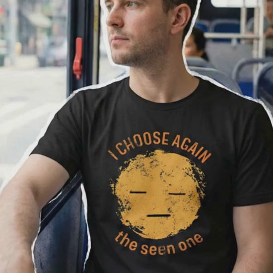 I Choose Again personalized QR code t-shirt product video – UnseenYou