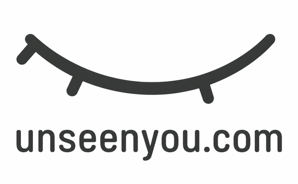 Logo of unseenyou.com with a stylized smiley face on a white background
